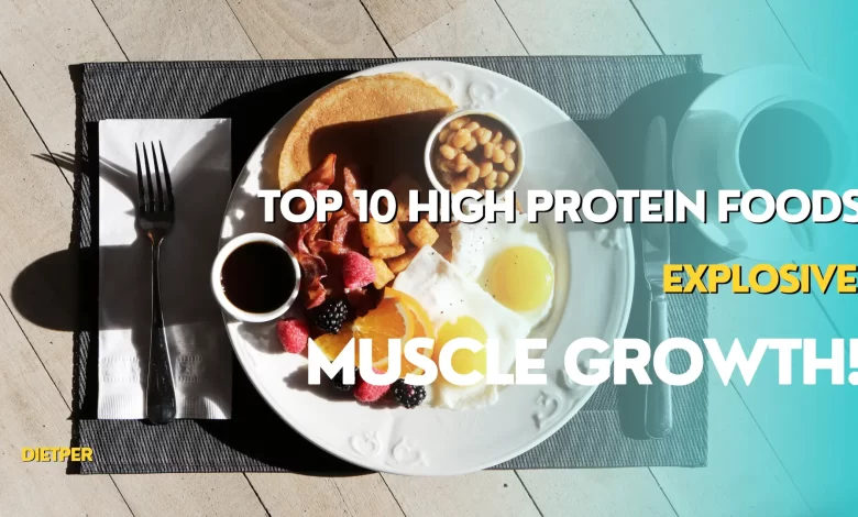 high protein foods for muscle building